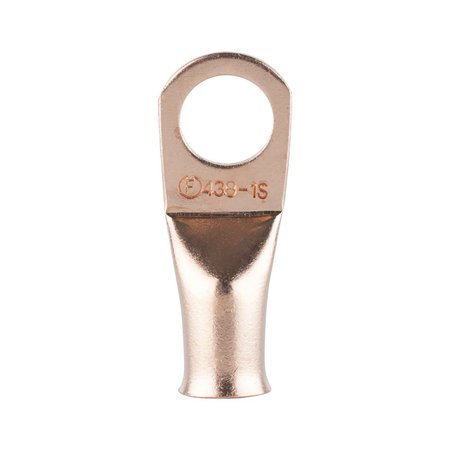 INSTALLBAY BY METRA 4-Gauge 3/8-Inch Copper Uninsulated Ring Terminal CUR438